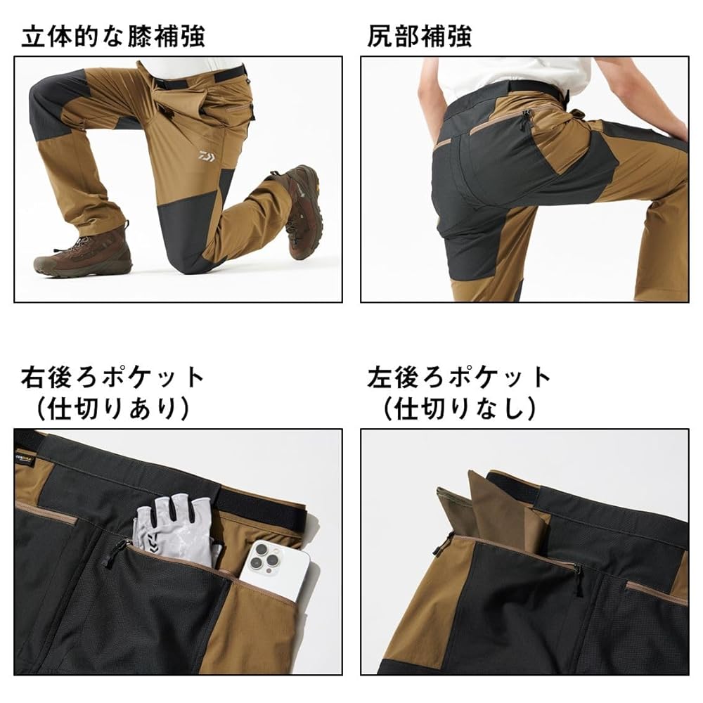 【試着のみ！】ダイワ　コーデュラ　ハードブッシュパンツ ネイビー Mサイズ Amazon | ダイワ(DAIWA) ハイキングパンツ DP-3523 メンズ
